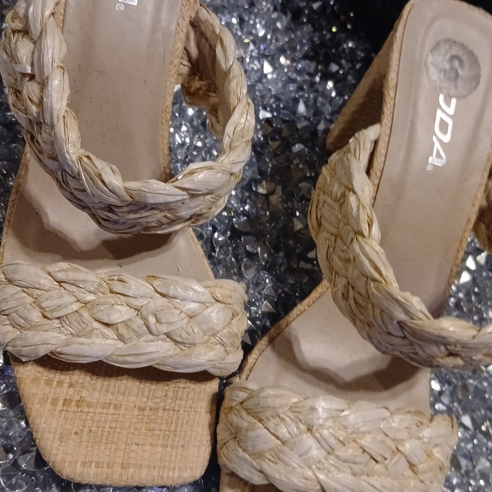 Soda Braided Beige Sandals
